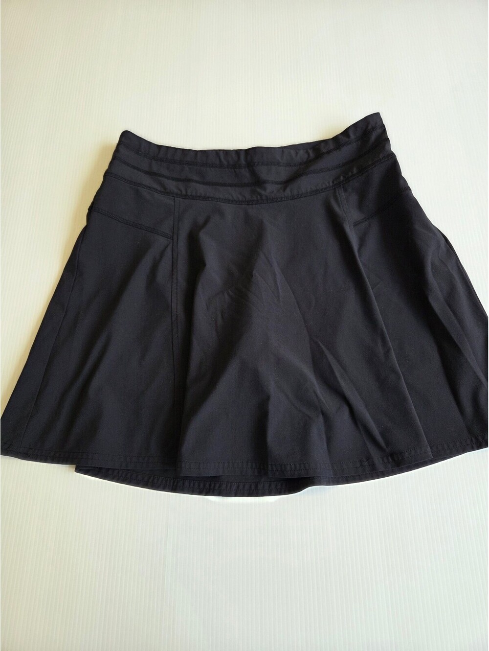 Athleta Women's Black Skort Size 6 Polyester Spandex Activewear